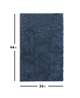 Hearth & Harbor Ultra Soft Non-Slip Chenille Bath Rug - Quick Dry