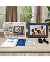 Eco4Life 10.1" WiFi Digital Photo Frame with Photos/Videos sharing