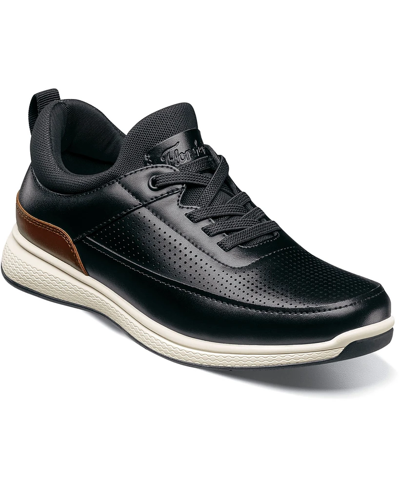 Florsheim Boys Satellite Jr. Perf Elastic Lace Slip On Sneaker