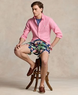 Polo Ralph Lauren Mens Linen Shirt Jersey T Shirt Swim Trunks Loafers