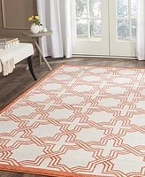 Safavieh Amherst AMT413 Ivory and Orange 2'6" x 4' Area Rug