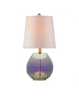 Streamdale Furniture Ranier Iridescent Glass Table Lamp