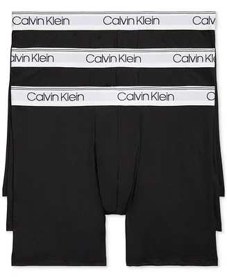 Calvin Klein Men's 3-Pack Micro Stretch Solid Boxer Briefs