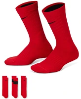 Nike Big Kids Elite Basketball Crew Socks, Pack of 3