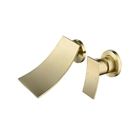 Streamdale Furniture Wall Mount Widespread Bathroom Faucet