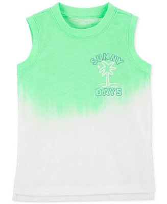 Carter's Toddler Boys Sunny Days Graphic Tie-Dyed Tank Top