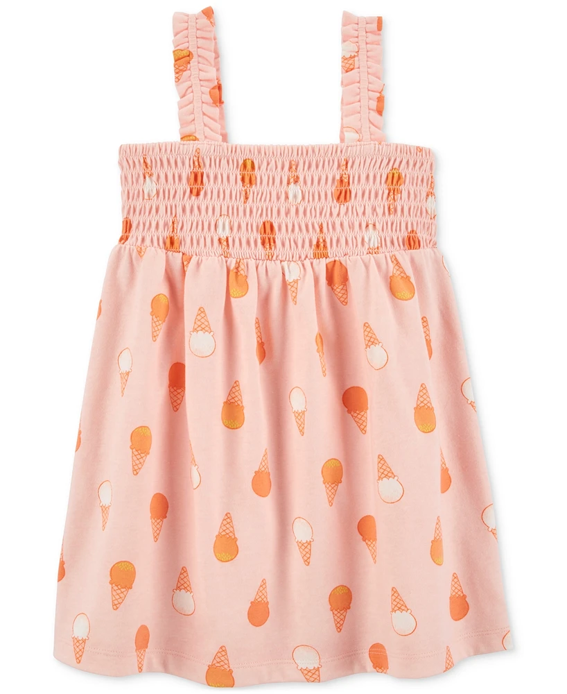 Carter's Toddler Girl Ice Cream-Print Jersey Dress