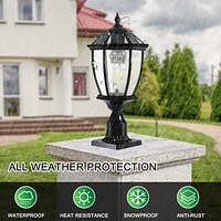 Streamdale Furniture Solar Column Headlights With Dimmable Led