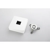 Brushed Nickel Floor Mount Bathtub Faucet with Hand Shower