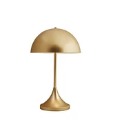 Streamdale Furniture Bryson Dome-Shaped 2-Light Metal Table Lamp