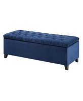 Streamdale Furniture Shandra Tufted Top Storage Bench