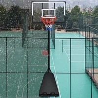 Streamdale Furniture Height-Adjustable Led Basketball Hoop System