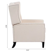 27" Wide Manual Wing Chair Recliner
