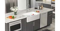 Streamdale Furniture 30 X 20 Inch Ceramic Farmhouse Apron-Front Kitchen Sink Single Bowl
