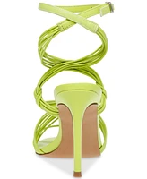 Steve Madden Women's Lele Ankle-Wrap Stiletto Dress Sandals