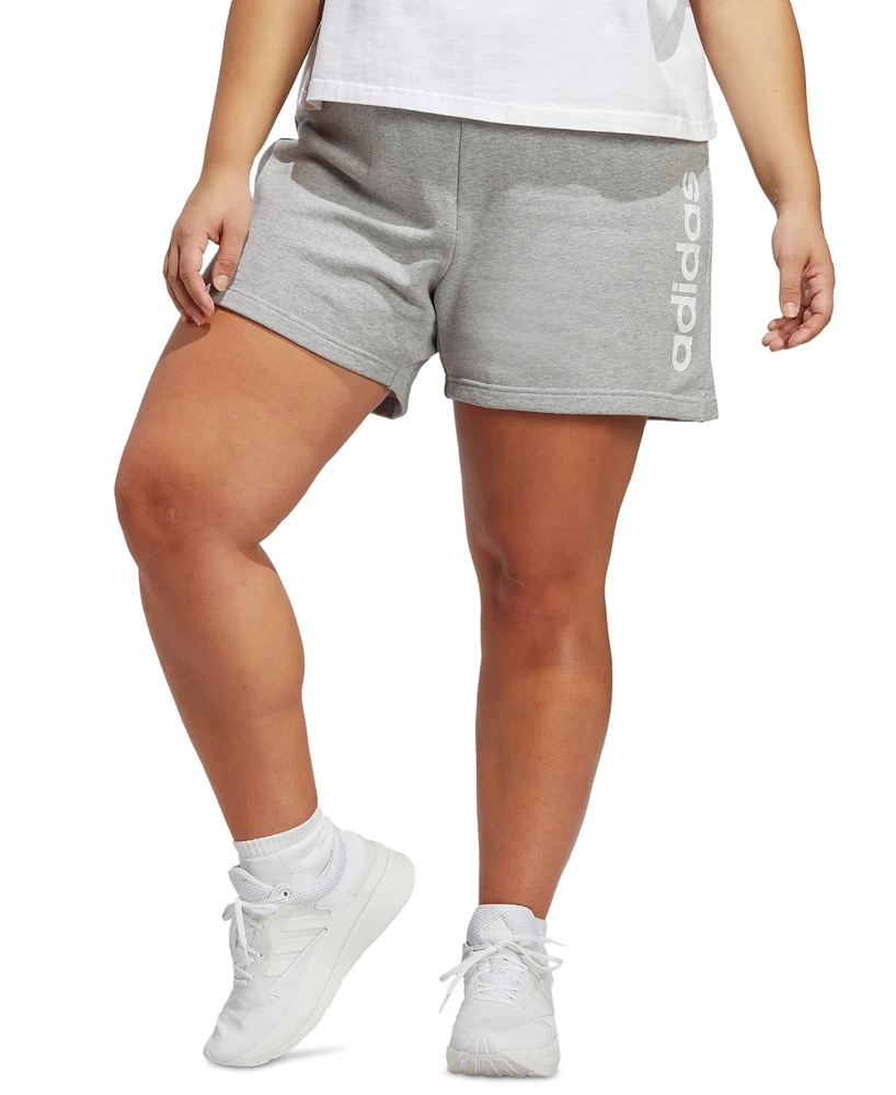 adidas Plus Essentials Linear Logo French Terry Shorts