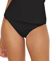 Trina Turk Women's Monaco Shirred Hipster Bikini Bottoms