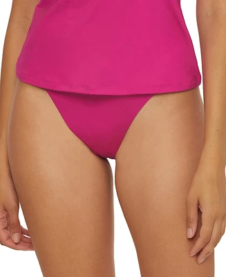 Trina Turk Women's Monaco Shirred Hipster Bikini Bottoms