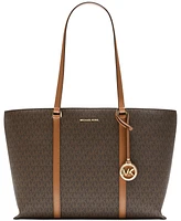 Michael Kors Temple Logo Large Tote