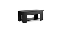 Coffee Table with Lift-up Desktop and Hidden Storage