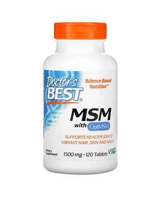 Doctor's Best Msm with OptiMSM 1 500 mg - 120 Tablets