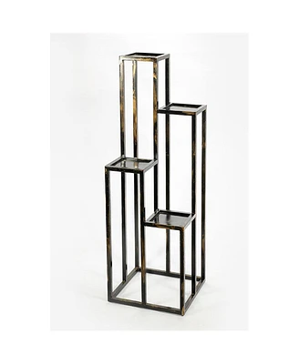 Ore International 47.25 in. 4 Tier Cast-Iron Plant Stand