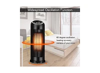 Slickblue 1500 W Led Portable Oscillating Ptc Ceramic Space Heater