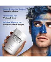 Codeage Liposomal Magnesium Glycinate Supplement - Magnesium Bisglycinate Pills - BioPerine Black Pepper - Liposomal Delivery