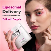 Codeage Liposomal Ovarian Inositol Powder - Myo-Inositol & D-Chiro-Inositol 40:1 Blend, Folate 5-mthf, CoQ10, Pte & Wild Blueberry - 2-Month Supply