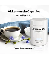 Codeage Akkermansia Muciniphila Probiotic Supplement - 3-Month Supply of Akkermansia Probiotic & Chicory Inulin