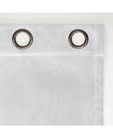 Tresello Tonal Texture Draft Shield Fleece Insulated 100% Blackout Grommet Curtain Panel