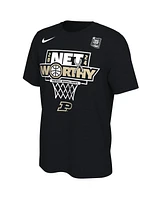 Unisex Nike Black Purdue Boilermakers 2024 Ncaa Men's Basketball Tournament March Madness Final Four Locker Room T-Shirt