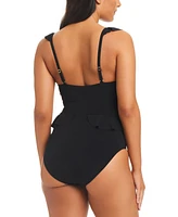 Beyond Control Women's Ruffled One-Piece Swimsuit