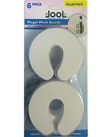 Jool Baby Toddler Door Finger Pinch Guards - Protects Children from Injuries and Lock-Ins, Soft Eva Foam, Damage-Free Safety (6 Pack)