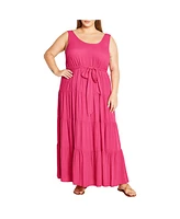 City Chic Plus Sasha Maxi Dress