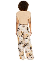 Volcom Juniors' Let's Luau Wide-Leg Pants