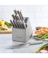 KitchenAid Gourmet 15-Pc, Japanese Steel Knife & Sharpener Block Set