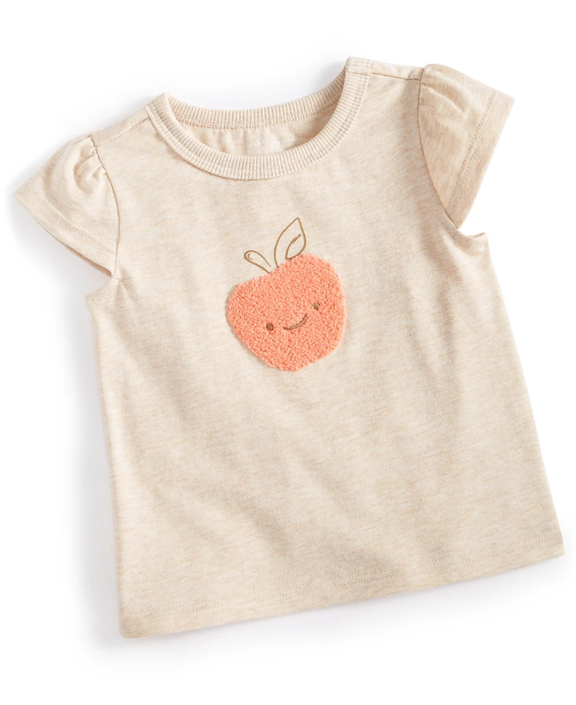 First Impressions Baby Girls Short-Sleeve Apple Graphic T-Shirt, Created for Macy's