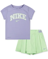 Nike Toddler Girls 2-Pc. Prep Your Step Skort & Top Set