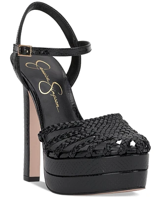 Jessica Simpson Women's Inaia Woven Platform Dress Sandals