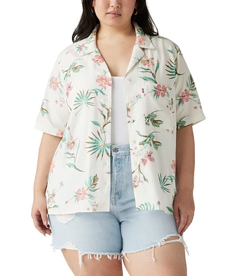 Levi's Trendy Plus Joyce Short-Sleeve Resort Shirt