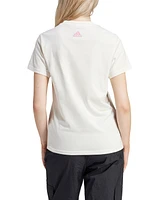 adidas Women's The Soft Side Linear Logo T-Shirt