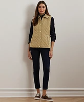 Lauren Ralph Women's Quilted Logo Vest