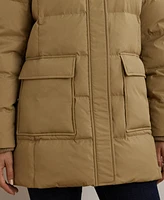 Lauren Ralph Lauren Women's Hooded Crest Puffer Coat