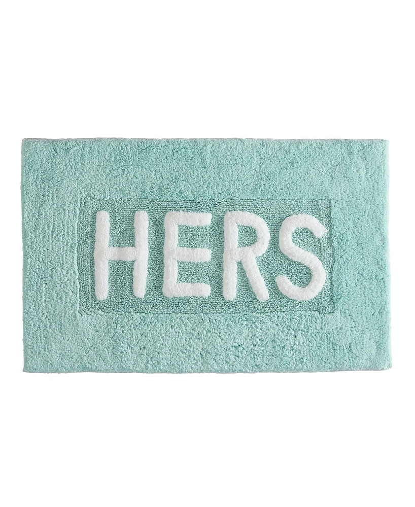 Jean Pierre Hers Cotton Bath Rug, 21" x 34"