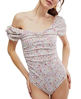 Free People Women's Bella Printed Bodysuit