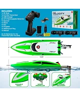 Force1 Velocity Fast Rc Boat - Green