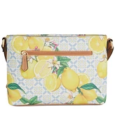 Giani Bernini Lemon Print Saffiano Small East West Crossbody, Created for Macy's