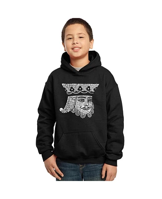 La Pop Art Boys Word Hooded Sweatshirt - King of Spades