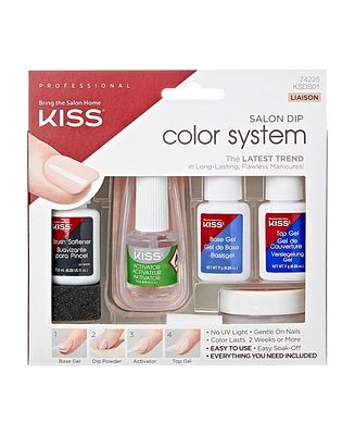 Kiss Salon Dip, Diy dip powder nail starter kit professional dipping system